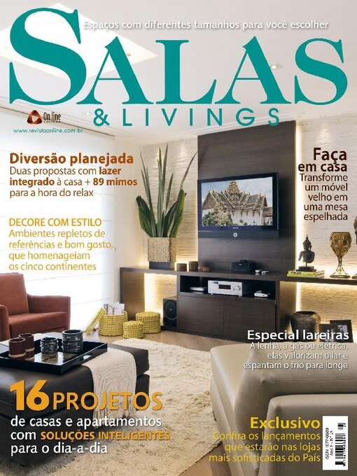 Title details for Salas & Livings by Online Editora - Available